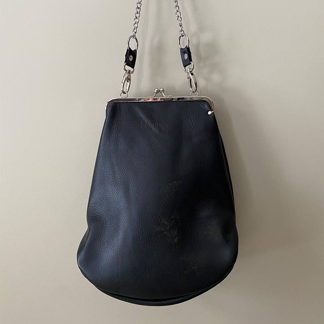 Leren beugeltas | Maxi | black