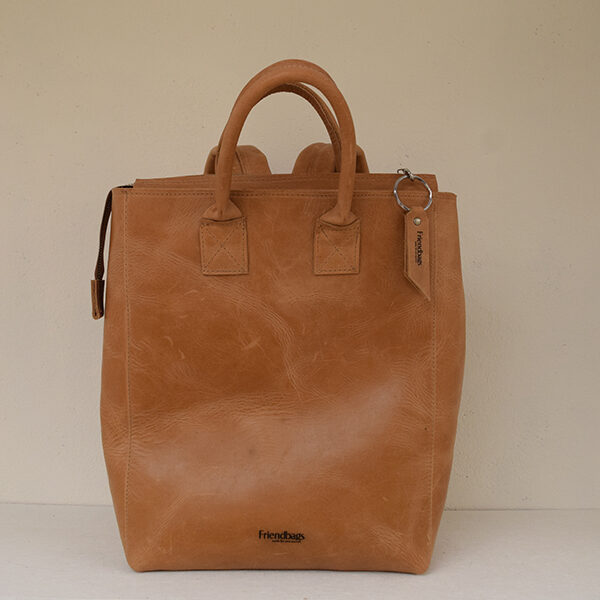Rugtas_Camel waxed leather_Lydia-voor Rugtas_Camel waxed leather_Lydia-voor