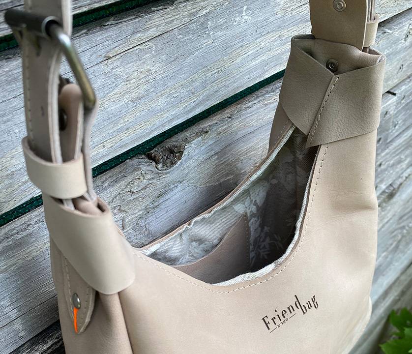 leren handgemaakte tas